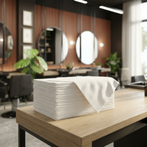 Disposable hair towels